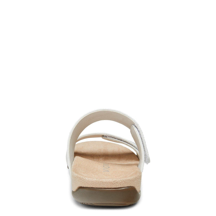 VIONIC sandal Randi Slide Sandal Leather White Randi Slide Sandal Leather White