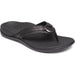 VIONIC Sandals 5 / Medium Tide Aloe Toe Post Sandal Leather Black 192329122706 Tide Aloe Toe Post Sandal Leather Black