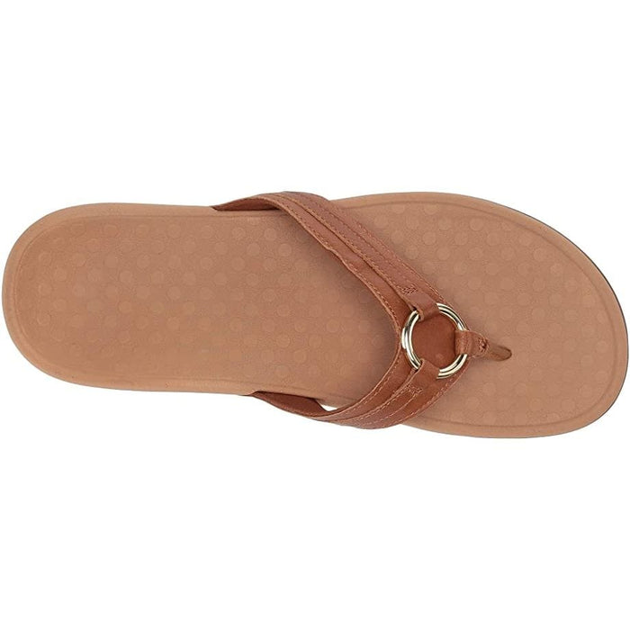 VIONIC SANDALS TIDE ALOE LEATHER MOCHA TIDE ALOE LEATHER MOCHA
