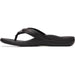 VIONIC Sandals Tide Aloe Toe Post Sandal Leather Black Tide Aloe Toe Post Sandal Leather Black