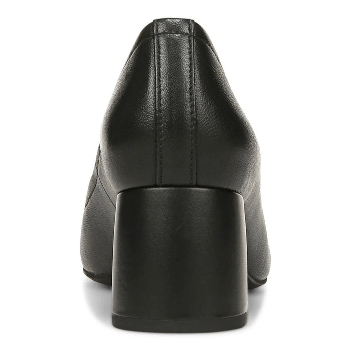 VIONIC SHOES CARMEL HEEL BLACK LEATHER CARMEL HEEL BLACK LEATHER
