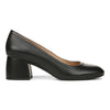VIONIC SHOES CARMEL HEEL BLACK LEATHER CARMEL HEEL BLACK LEATHER / Medium