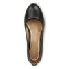 VIONIC SHOES CARMEL HEEL BLACK LEATHER CARMEL HEEL BLACK LEATHER / Medium